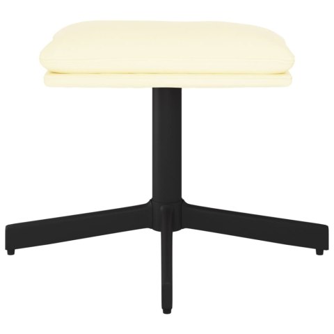  Podnóżek, kremowy, 60x60x39 cm, sztuczna skóra Lumarko!