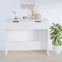  Stolik konsolowy, biały, 90x36x75 cm, materiał drewnopochodny Lumarko!
