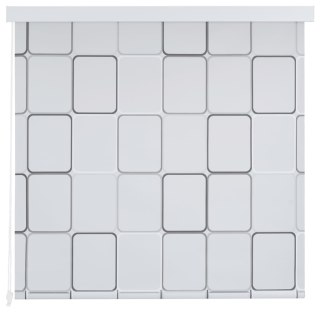  Roleta prysznicowa 80 x 240 cm, wzór w kwadraty Lumarko!