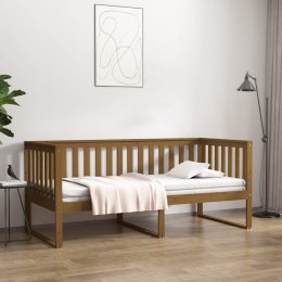  Łóżko dzienne, miodowy brąz, 100 x 200 cm, lite drewno sosnowe Lumarko!
