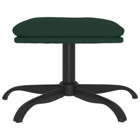  Podnóżek, ciemnozielony, 60x60x39 cm, tapicerowany tkaniną Lumarko!