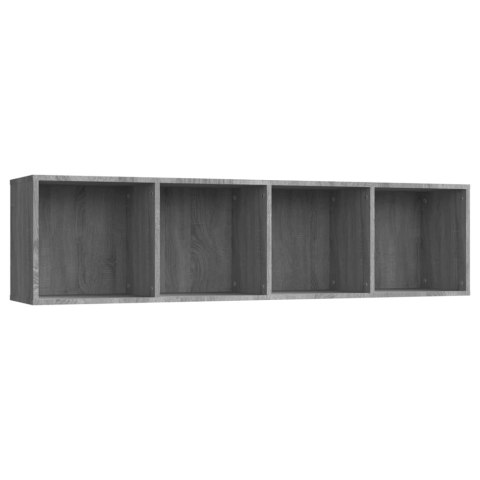  Regał na książki pod TV, szary dąb sonoma, 143x30x36 cm Lumarko!