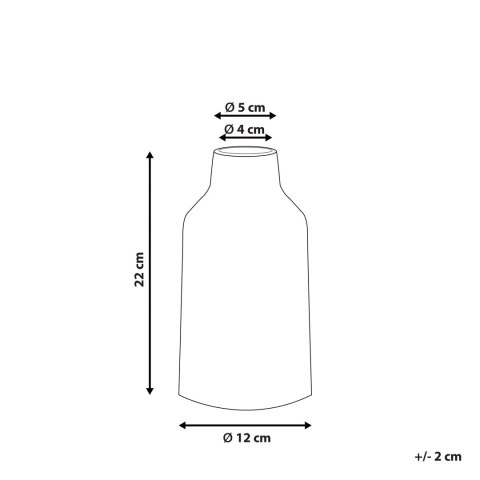  Wazon Na Kwiaty Ceramiczny Biały Z Niebieskim Assus