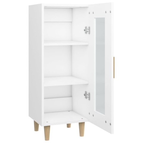  Szafka, biała, 34,5x34x90 cm, materiał drewnopochodny Lumarko!