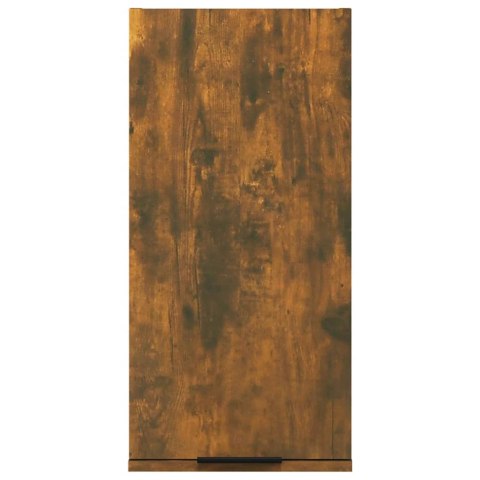  Wisząca szafka łazienkowa, przydymiony dąb, 32x20x67 cm Lumarko!