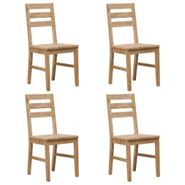  Krzesła jadalniane, 4 szt., lite drewno akacjowe Lumarko!