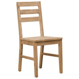  Krzesła jadalniane, 4 szt., lite drewno akacjowe Lumarko!