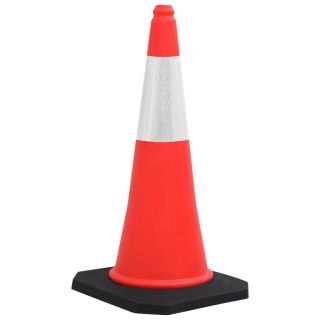 Odblaskowe pachołki drogowe, 10 szt., ciężkie podstawy, 75 cm Lumarko!