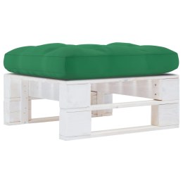  Ogrodowy stołek z palet, impregnowane na biało drewno sosnowe Lumarko!