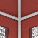  Namiot imprezowy z 4 siatkowymi ścianami, czerwony, 2x2 m, HDPE Lumarko!