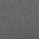  Podnóżek, jasnoszary, 60x60x39 cm, tapicerowany tkaniną Lumarko!