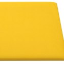  Panele ścienne, 12 szt, żółte, 90x15 cm, aksamit, 1,62 m² Lumarko!
