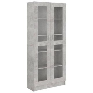 VidaXL Witryna, szarość betonu, 82,5x30,5x185,5 cm