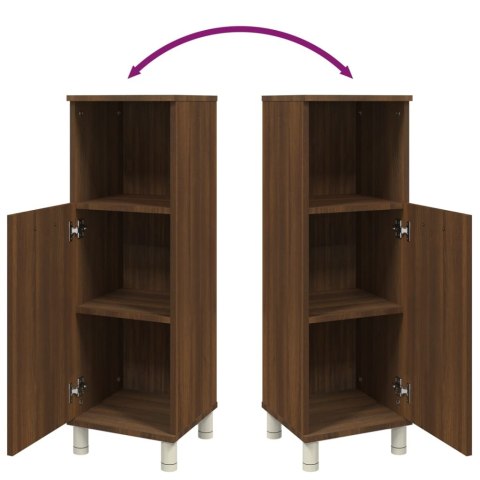  Szafka łazienkowa, brązowy dąb, 30x30x95 cm Lumarko!