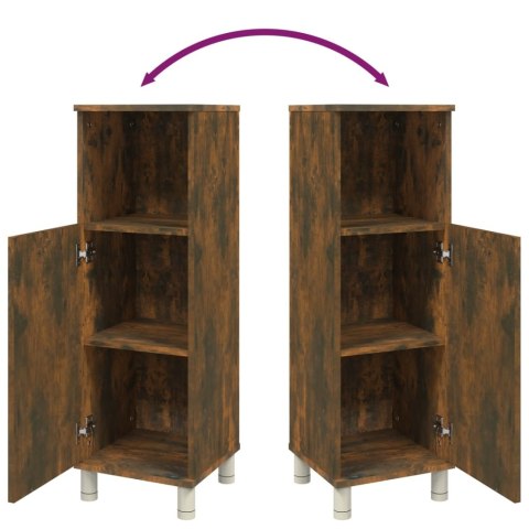  Szafka łazienkowa, przydymiony dąb, 30x30x95 cm Lumarko!