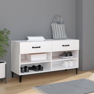  Szafka na buty, biała, 102x35x55 cm, materiał drewnopochodny Lumarko!