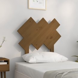  Wezgłowie łóżka, miodowy brąz, 72,5x3x81 cm, drewno sosnowe Lumarko!