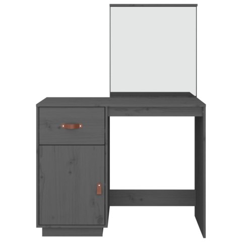  Toaletka, szara, 95x50x134 cm, lite drewno sosnowe Lumarko!