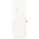  Wysoka szafka, biała, 34x40x108,5 cm, lite drewno sosnowe Lumarko!