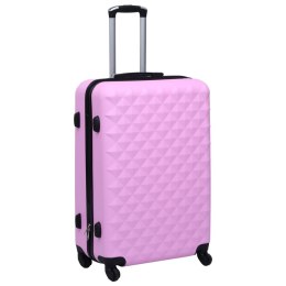  Zestaw twardych walizek na kółkach, 3 szt., różowy, ABS Lumarko!