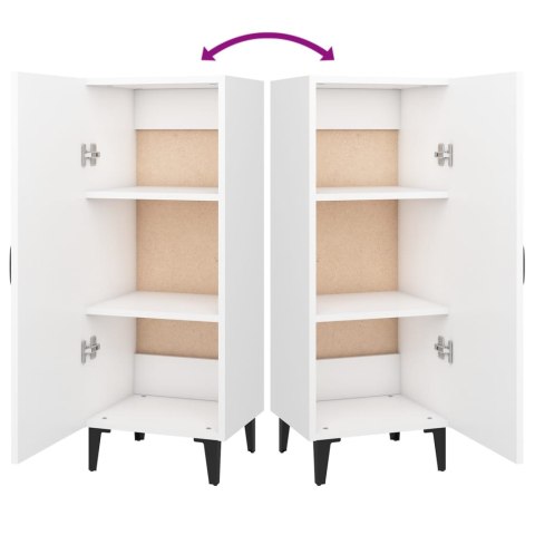  Szafka, biała, 34,5x34x90 cm, materiał drewnopochodny Lumarko!