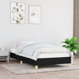  Rama łóżka, czarna, 80 x 200 cm, tapicerowana tkaniną Lumarko!