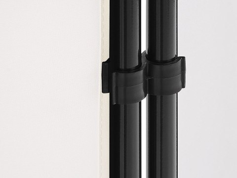  5-panelowy składany parawan pokojowy 270 x 170 cm biały NARNI