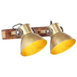  Industrialna lampa ścienna, mosiądz, 45x25 cm, E27 Lumarko!