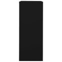  Szafka biurowa, czarna, 90x40x102 cm, stalowa Lumarko!