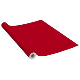 Lumarko Okleina meblowa samoprzylepna, czerwona, 500x90 cm, PVC!