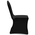  Elastyczne pokrowce na krzesła, czarne, 12 szt. Lumarko!