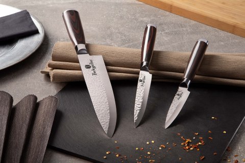 ZESTAW 3 NOŻY BERLINGER HAUS BH-2486 SHINE BASALT Lumarko!