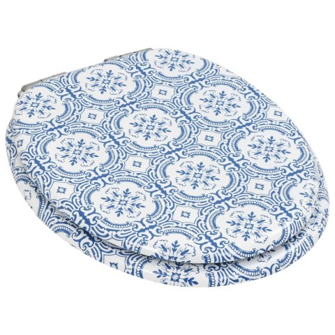  Deska klozetowa wolnoopadająca, MDF, wzór w ozdobne kafelki Lumarko!