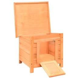  Domek dla kota, lite drewno sosnowe i jodłowe, 50x46x43,5 cm!