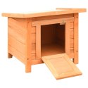  Domek dla kota, lite drewno sosnowe i jodłowe, 50x46x43,5 cm Lumarko!