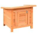 Domek dla kota, lite drewno sosnowe i jodłowe, 50x46x43,5 cm Lumarko!