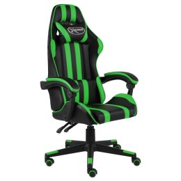  Fotel dla gracza, czarno-zielony, sztuczna skóra Lumarko!