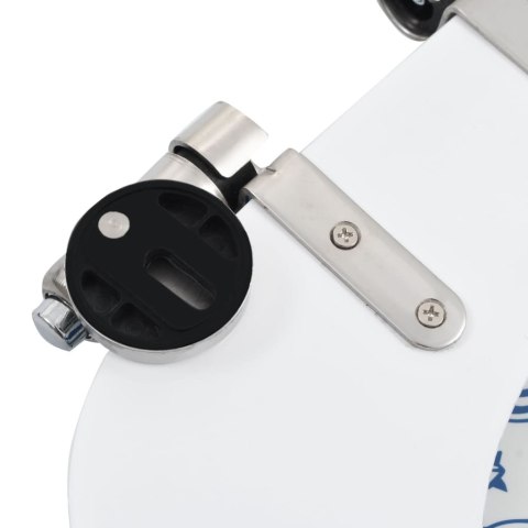  Deski klozetowe wolnoopadające, 2 szt., MDF, wzór porcelanowy Lumarko!