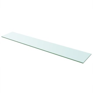  Półki, 2 szt., panel z bezbarwnego szkła, 110 x 20 cm Lumarko!
