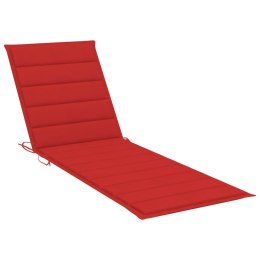  Poduszka na leżak, czerwona, 200x60x3 cm, tkanina Lumarko!