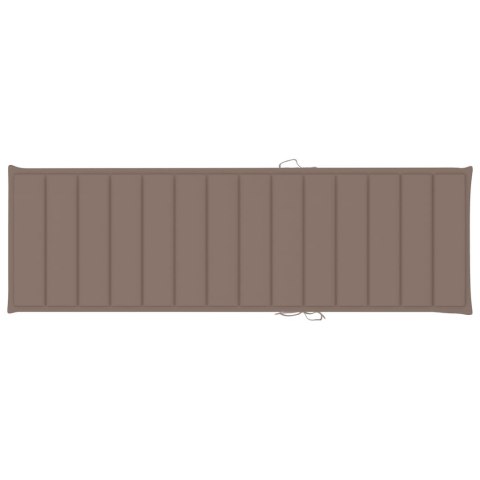  Poduszka na leżak, kolor taupe, 200x70x3 cm, tkanina Lumarko!