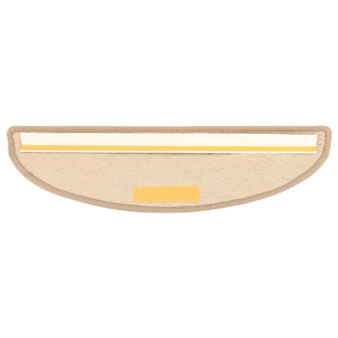  Samoprzylepne nakładki na schody, 15 szt., 56x20 cm, piaskowe Lumarko!