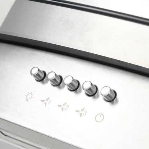  Okap kuchenny LED, wyspowy, stal nierdzewna, 90 cm, 756 m³/h Lumarko!