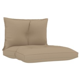  Poduszki na sofę z palet, 2 szt., beżowe, tkanina Lumarko!
