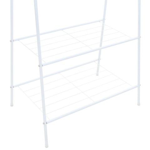  Wieszak na ubrania, 59 x 35 x 150 cm, biały Lumarko!