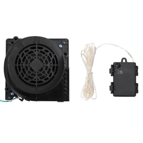  Dmuchana ozdoba świąteczna - Mikołaj i renifery z LED, 145 cm Lumarko!