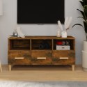  Szafka pod telewizor, przydymiony dąb, 102x36x50 cm Lumarko!