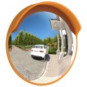  Wypukłe lustro drogowe, pomarańczowe, Ø30 cm, poliwęglan Lumarko!