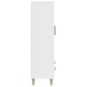  Wysoka szafka, biała, 70x31x115 cm, materiał drewnopochodny Lumarko!