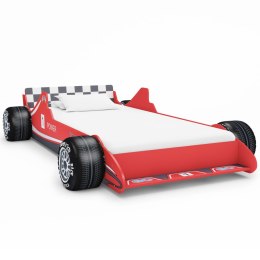 Łóżko dziecięce w kształcie samochodu, 90x200 cm, czerwone Lumarko!